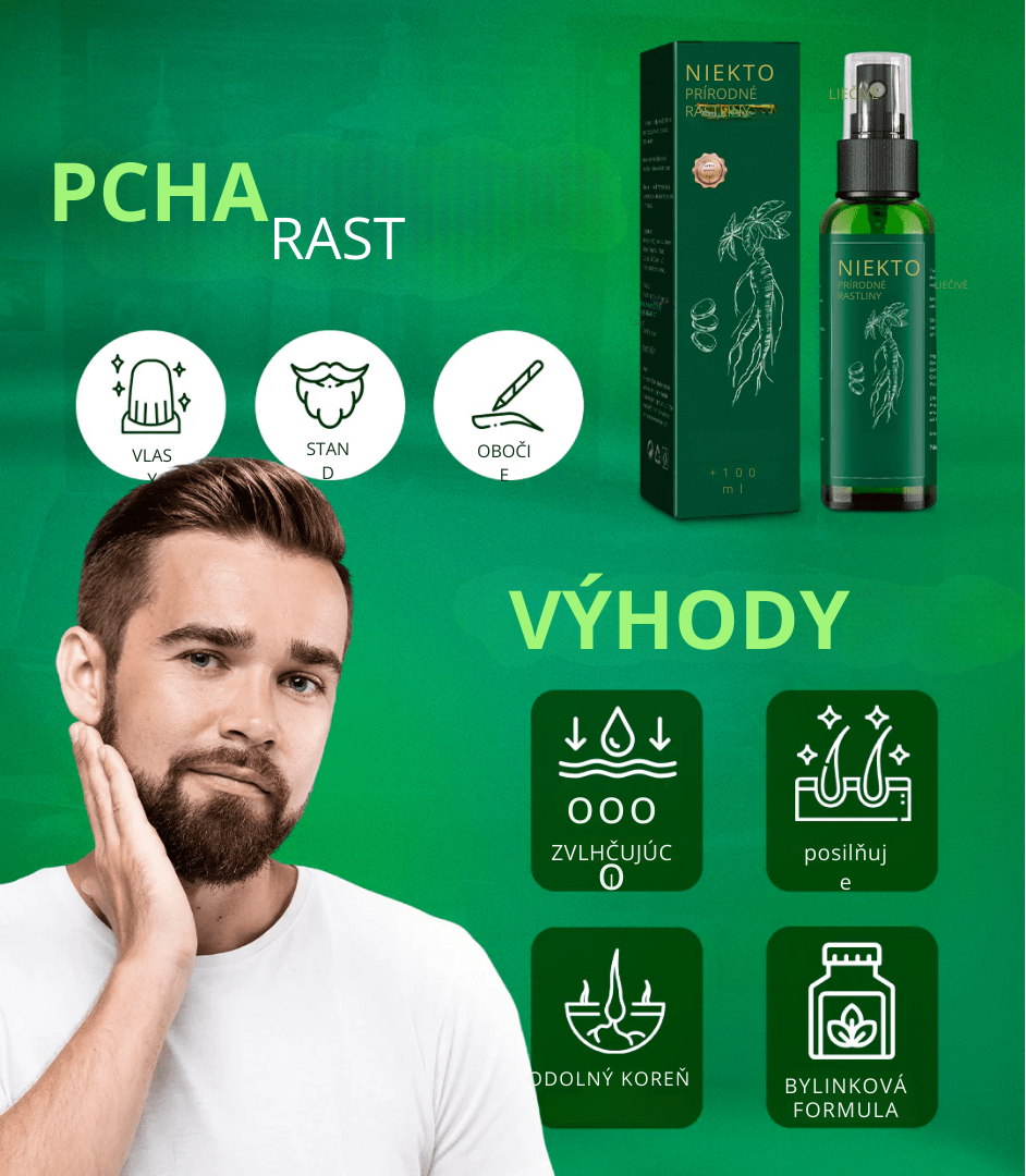 Elhoe rast vlasov -2x1: rast vlasov a kontrola vypadávania vlasov - 100% prírodné