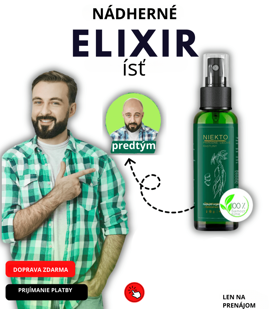 Elhoe rast vlasov -2x1: rast vlasov a kontrola vypadávania vlasov - 100% prírodné